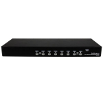 StarTech.com 8-poort 1U-Rack USB PS/2 KVM-switch met OSD