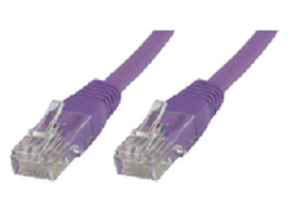 Image of Microconnect 1.0m Cat6 RJ-45 networking cable Purple 1 m U/UTP (UTP)