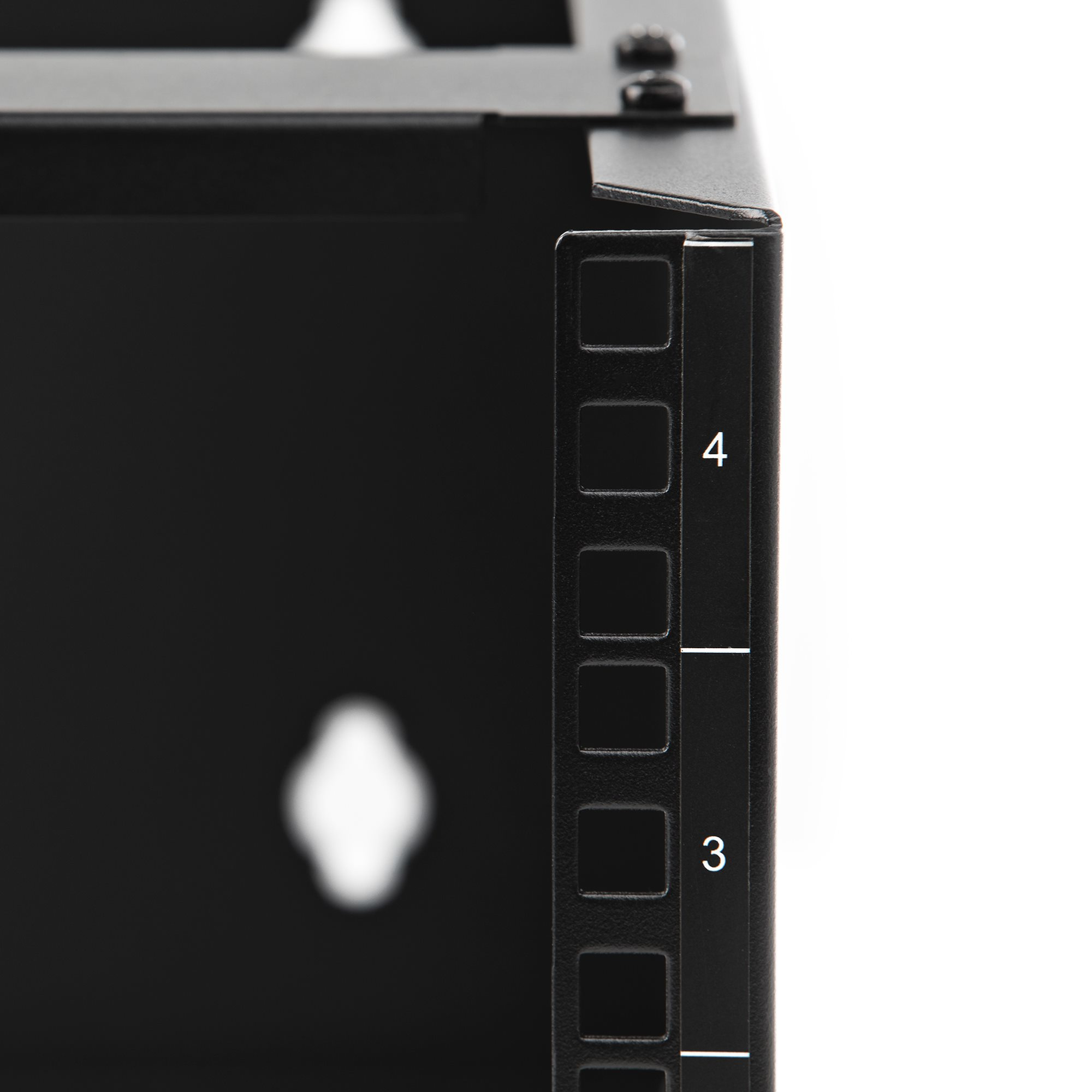 StarTech.com 4U Wall Mount Rack - 19" Wall Mount Network Rack - 13.78 inch Deep (Low Profile) - Wall Mounting Patch Panel Bracket for Network Switches, IT Equipment - 44lb (20kg) Capacity