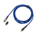 TROIKA CBL20/DB USB cable 2 m USB C USB C/Lightning Blue