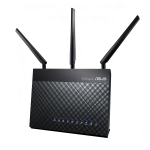 ASUS DSL-AC68U wireless router Gigabit Ethernet Dual-band (2.4 GHz / 5 GHz) Black