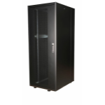 Equip Basic Flex 19' Cabinet, 42U, 800X1000MM, Perforated Front Door, RAL9005 Black