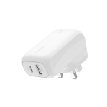 Belkin WCB009MYWH mobile device charger Universal White AC Fast charging Indoor