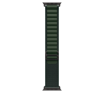 Apple 49mm Dark Green Alpine Loop - Medium - Black Titanium Finish