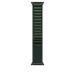 Apple 49mm Dark Green Alpine Loop - Medium - Black Titanium Finish