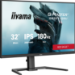 iiyama GB3271QSU-B2 écran plat de PC 81,3 cm (32") 1440 x 2560 pixels Quad HD LED Noir