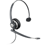 POLY ENCOREPRO HW710D Headset Wired Head-band Office/Call center Black, Silver