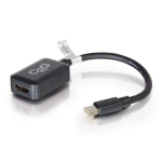 C2G 54313 video cable adapter 0.2 m Mini DisplayPort HDMI Black