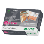 Leitz iLAM Glossy 60 x 90mm Laminating Pouches, 125 microns, Pack of 100