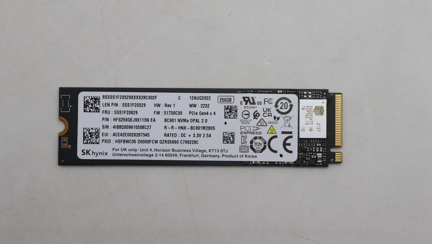EU Product - 256G M.2 2280 PCIe 4.0 x4 SSD thumbnail