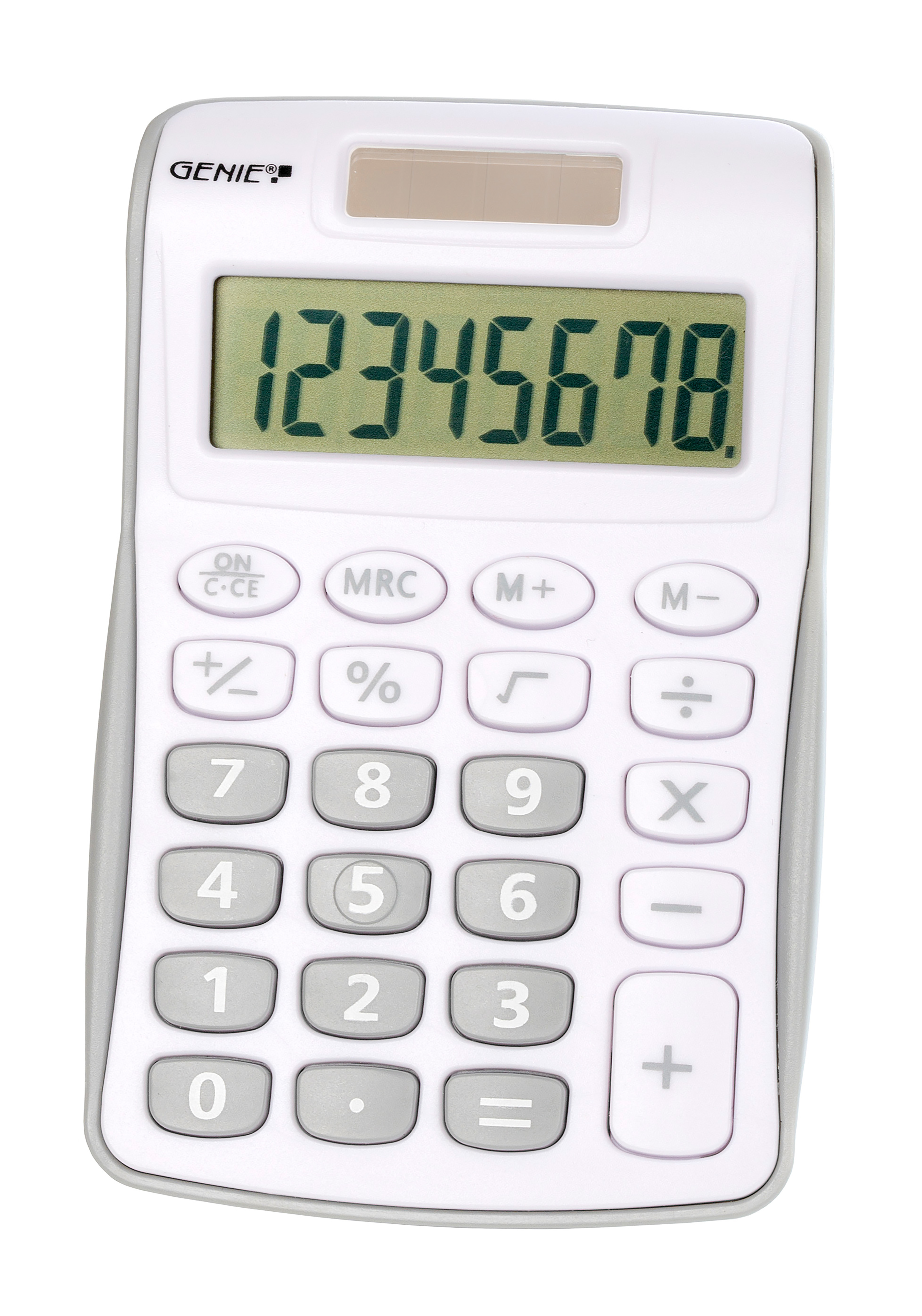 Image of Genie 120 S calculator Pocket Display Grey, White