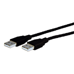 Comprehensive USB A, M/M, 4.5m USB cable USB 2.0 177.2" (4.5 m) Black