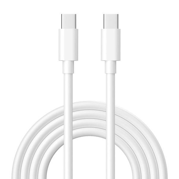JLC Type C (Male) to Type C (Male) Cable 2M - White