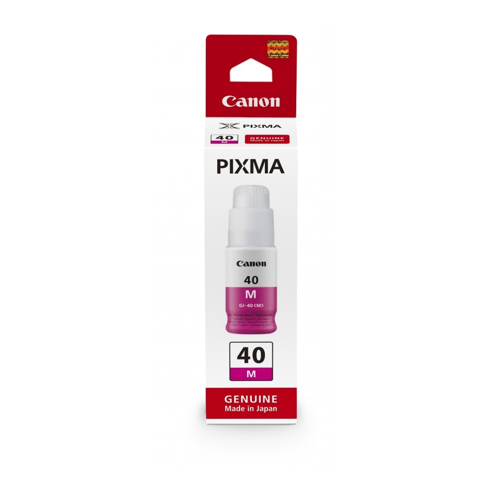 Image of Canon 3401C001/GI-40M Ink bottle magenta, 7.7K pages 70ml for...