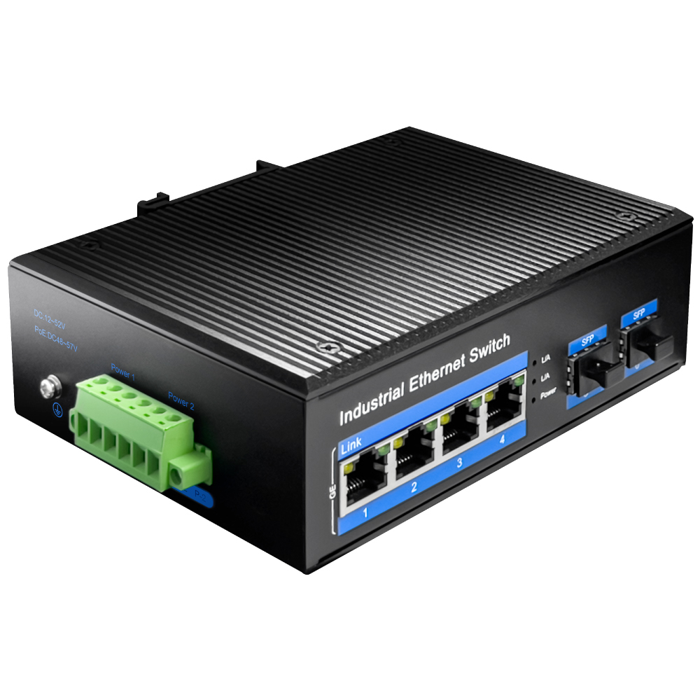 Cudy IG1004S2 network switch Unmanaged L2 Gigabit Ethernet (10/100/1000) Power over Ethernet (PoE) Black