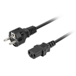 Lanberg CA-C13C-14CC-0018-BK power cable Black 1.8 m C13 coupler CEE7/7