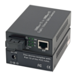 EFB Elektronik EL026V2 netwerk media converter 1000 Mbit/s Single-mode Zwart