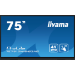 iiyama TE7512MIS-B3AG Signage Display Kiosk design 190.5 cm (75") LCD Wi-Fi 400 cd/m² 4K Ultra HD Black Touchscreen Built-in processor Android 11 24/7