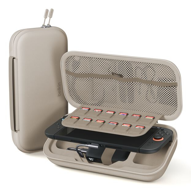 Belkin ENA001hqSA-V2 Travel case Nintendo Mesh. Polyester. Velvet Sand