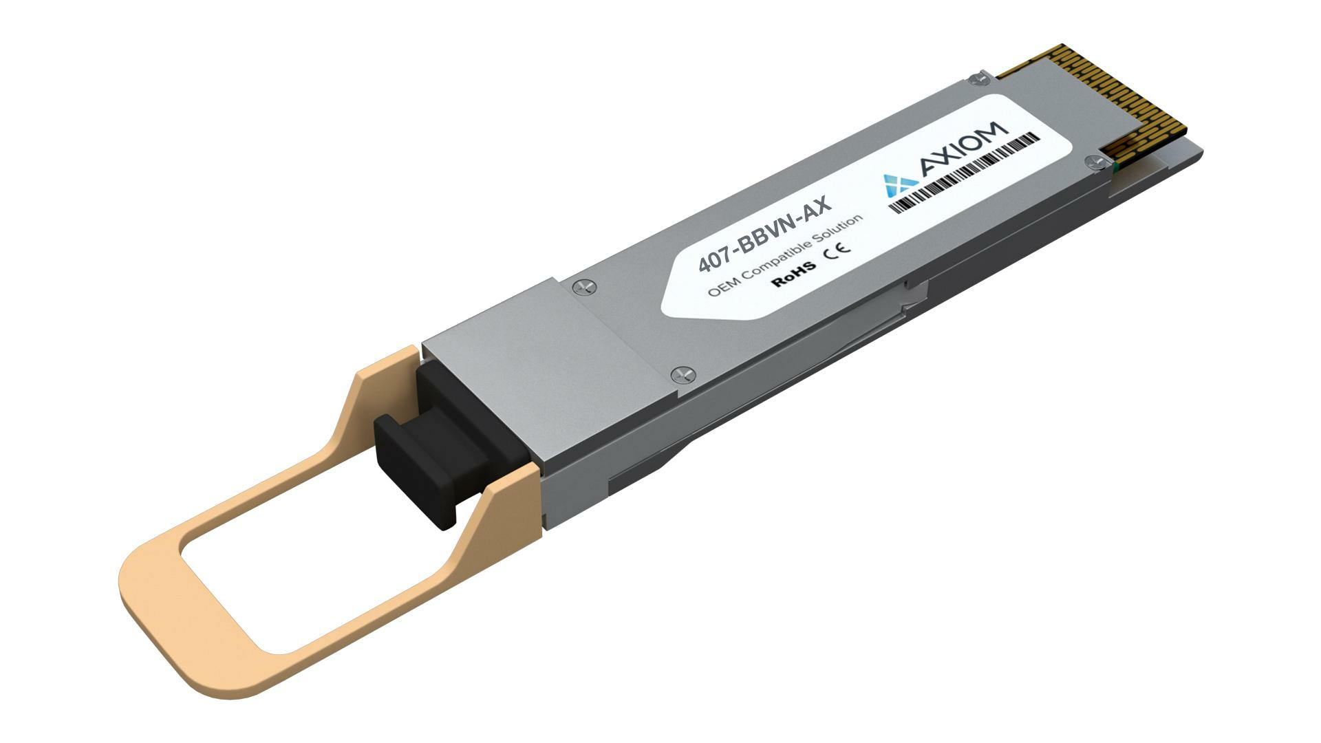 Axiom 407-BBVN-AX Compatible 100G QSFP28 100 m Transceiver Axiom 407-BBVN-AX Compatible 100G QSFP28 100 m Transceiver