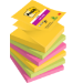 Post-It Post it Super Sticky Z Notes Carnival Colours 76x76mm 90 Sheets (Pack 6) 7100263205