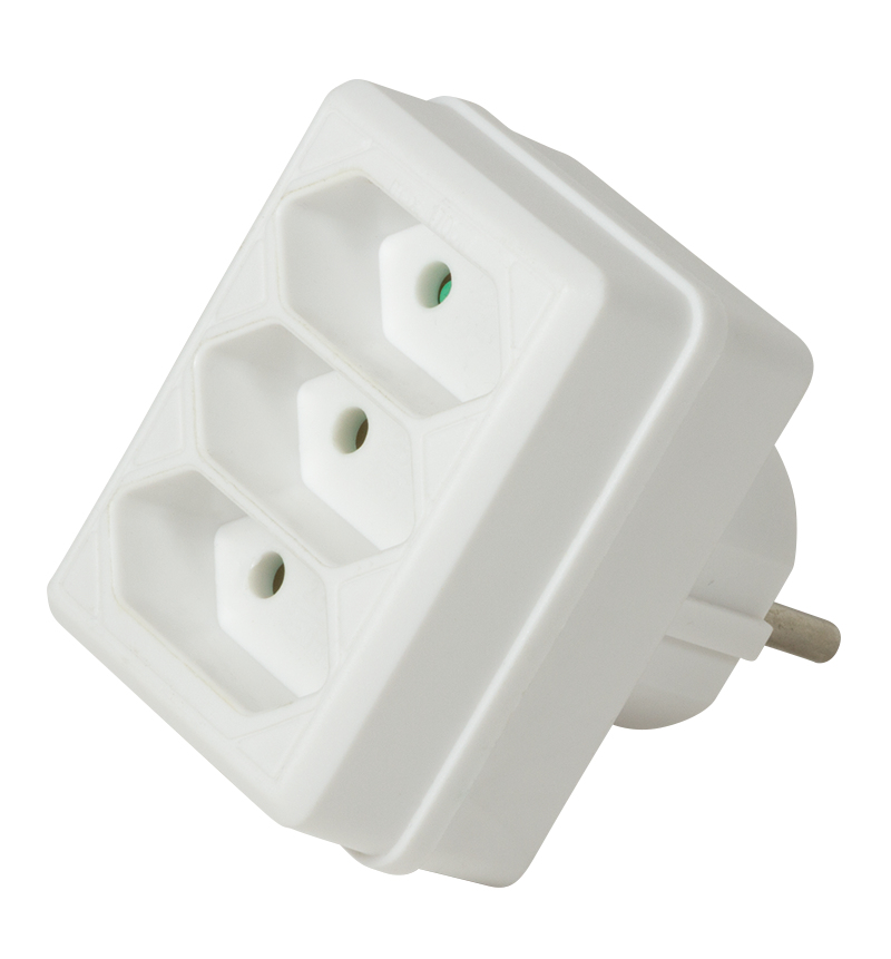 Image of LogiLink LPS219 power extension 3 AC outlet(s) Indoor White