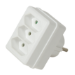 LogiLink LPS219 power extension 3 AC outlet(s) Indoor White