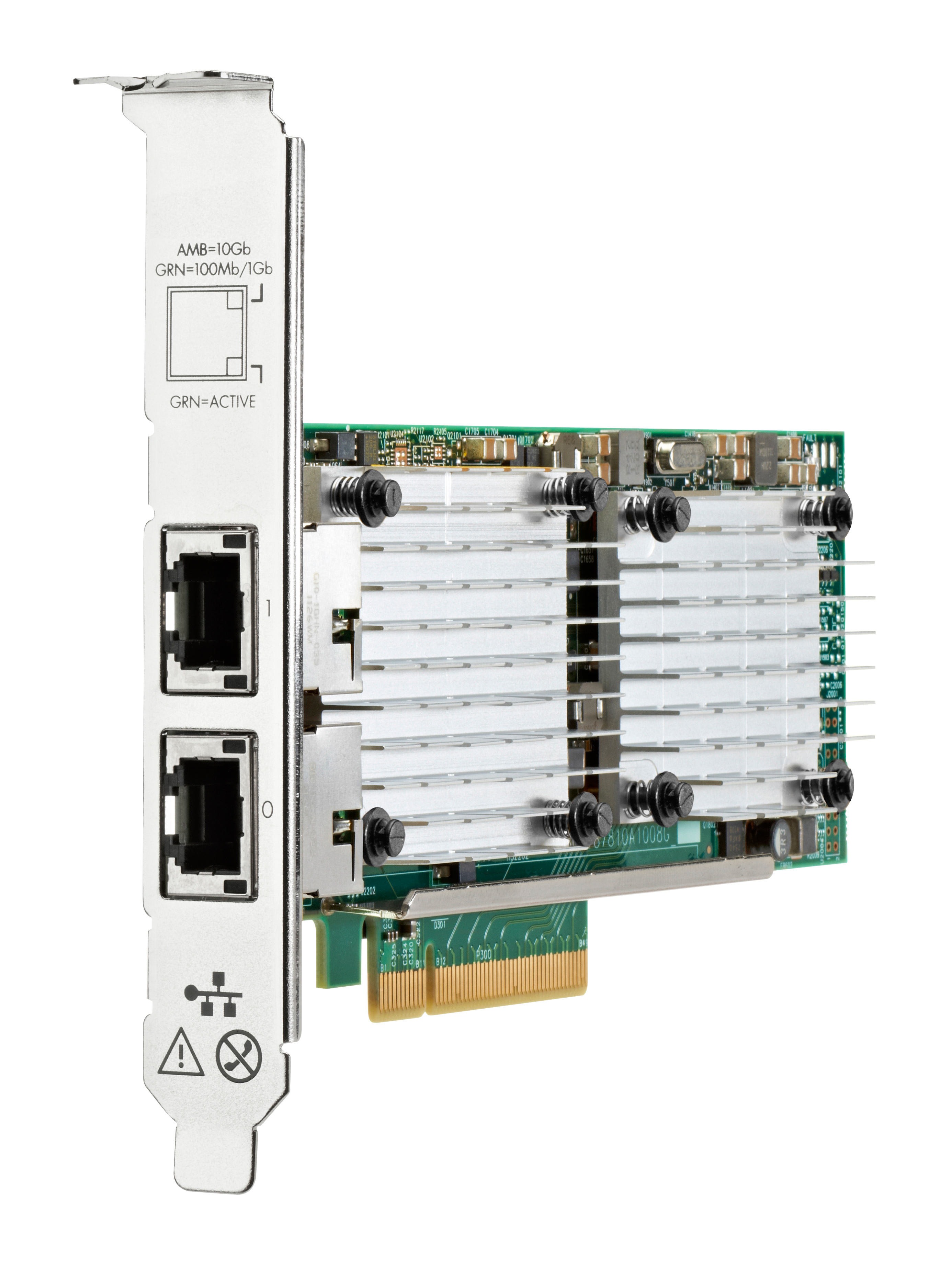 Image of HPE Ethernet 10Gb 2-port 530T Adapter Internal 10000 Mbit/s