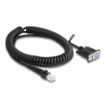 DeLOCK 87996 tussenstuk voor kabels RJ-50 D-Sub 9 pin Zwart