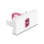 DeLOCK 90846 glasvezeladapter LC 1 stuk(s) Paars, Wit