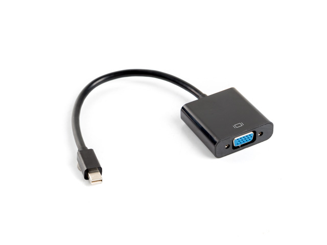 AD-0006-BK LANBERG AD-0006-BK - 0.2 m - VGA (D-Sub) - Mini DisplayPort - Male - Female - 1920 x 1200 pixels