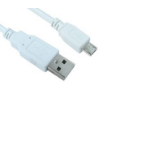 Cables Direct USB A/B, 3m USB cable USB 2.0 Micro-USB B White