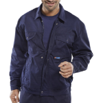 BEESWIFT Poly Cotton Drivers Jacket  Navy Blue 46