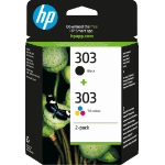 HP 3YM92AE/303 Printhead cartridge multi pack black + color 4ml Pack=2 for HP Envy Photo 6230/e