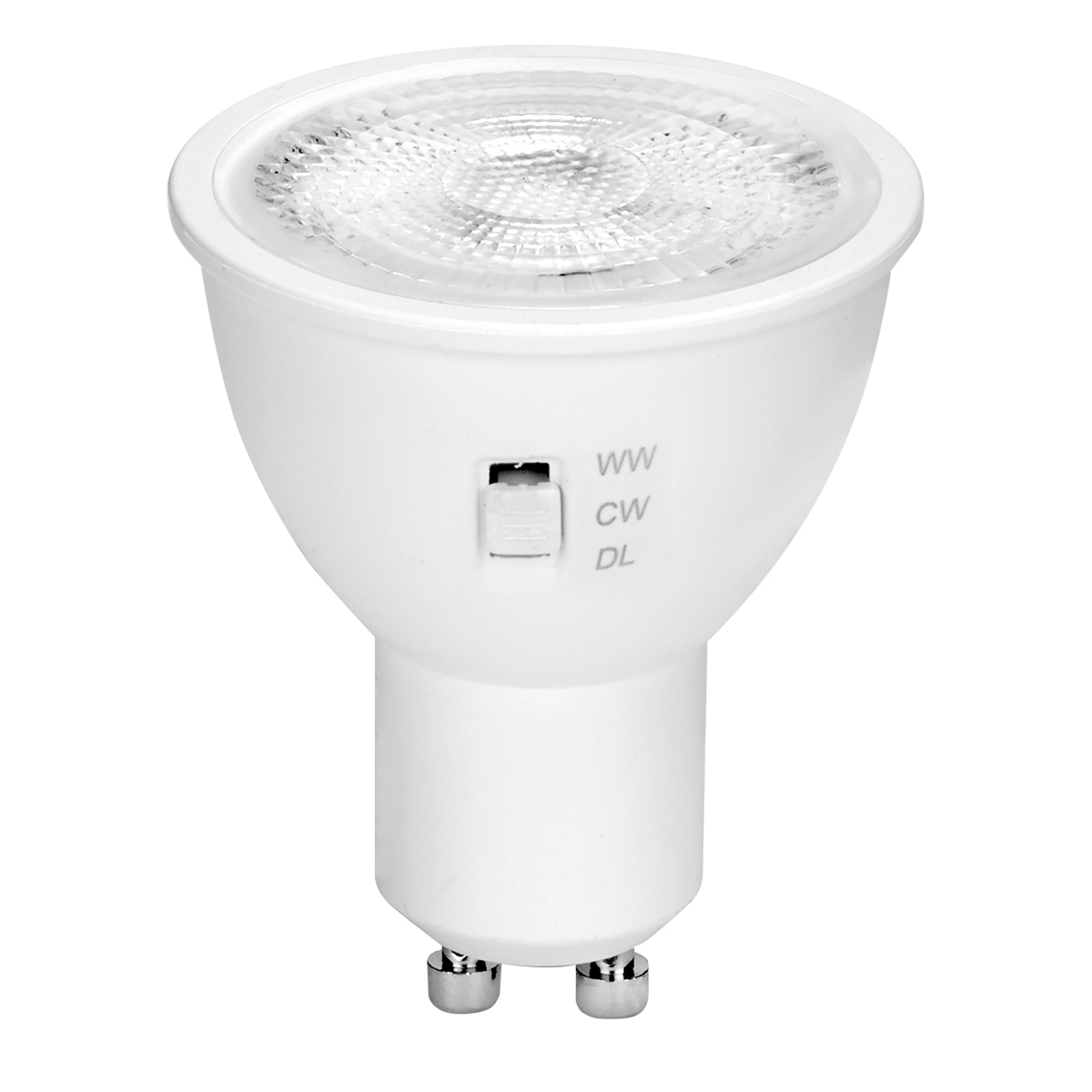 4lite GU10 Colour Selectable LED Bulb 6W White Non-Dimmable - Single