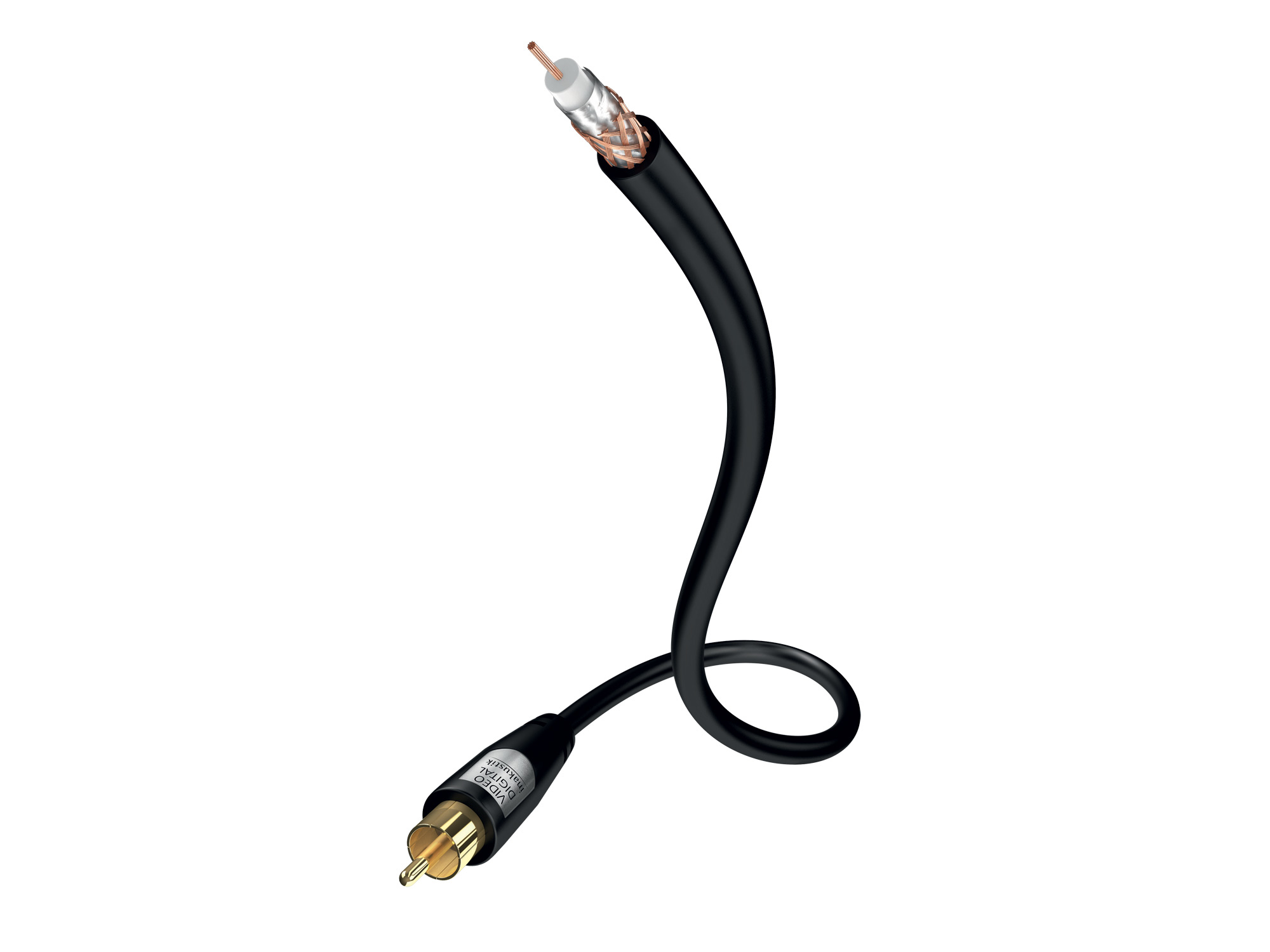 Image of Inakustik 00316215 coaxial cable 1.5 m RCA Black