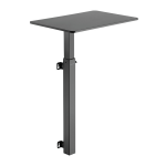 LogiLink EO0015 standing desk frame Manual 1 leg(s) Black
