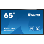 iiyama T6562AS-B1 Signage Display Interactive flat panel 163.8 cm (64.5") IPS 500 cd/mÂ² 4K Ultra HD Black Touchscreen Built-in processor Android 8.0 24/7