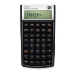 HP 10bII calculator Pocket Financial Black, White