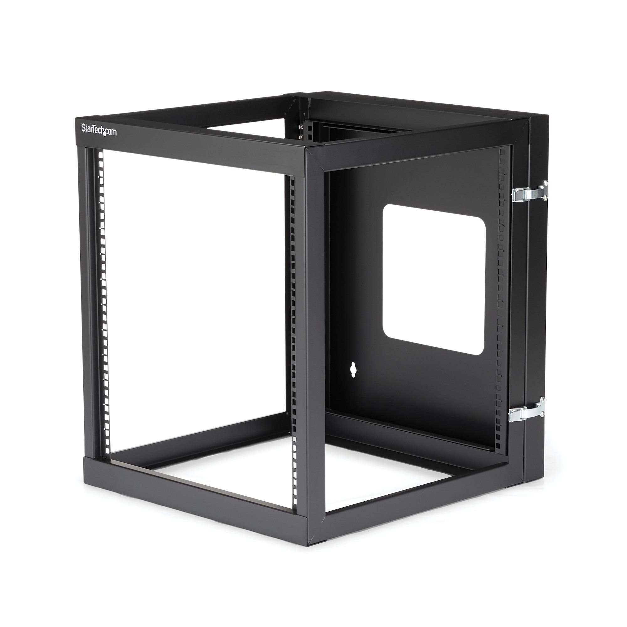 Image of StarTech.com 12U Hinged Open Frame Wall-Mount Server Rack - 22 in....