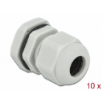 DeLOCK Cable Gland PG11 10 pieces grey