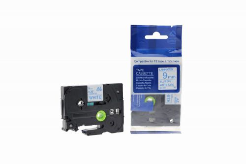 CTS Compatible Brother P-Touch TZe-223 Blue on White also for TZ-223 Label Cassette