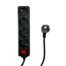 Microconnect MC-GRU0045BS power extension 5 m 4 AC outlet(s) Indoor Black