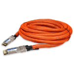 AddOn Networks MSA and TAA 400GBase-CU QSFP-DD to QSFP-DD Direct Attach Cable (Active Twinax, 7m)