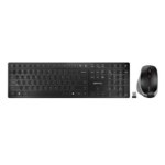 CHERRY JD-9500US-2 keyboard Mouse included Universal RF Wireless + Bluetooth QWERTY US English Black, Gray