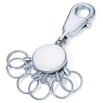 TROIKA Patent Keyring Silver