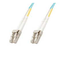 Microconnect LC/PC-LC/PC, 150m, 50/125 fibre optic cable OM3 Blue