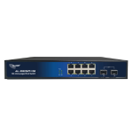 ALLNET ALL-SG8208PF-10G network switch Unmanaged L2 Gigabit Ethernet (10/100/1000) Power over Ethernet (PoE) Black, Blue