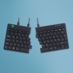 R-Go Tools Split R-Go Break ergonomic keyboard, QWERTZ (DE), wired, black