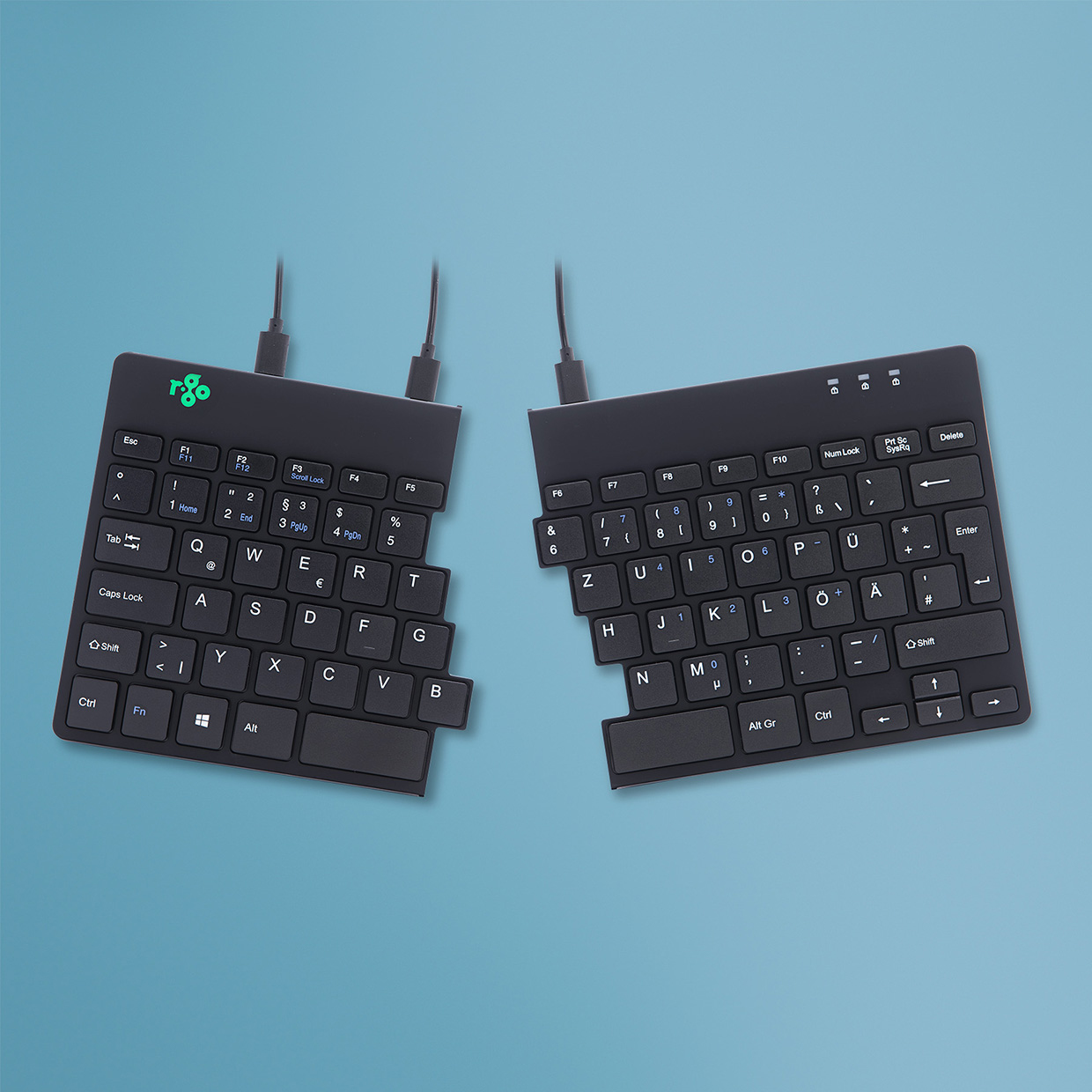 Image of R-Go Tools Split R-Go Break ergonomic keyboard, QWERTZ (DE),...